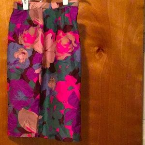 Vintage floral skirt